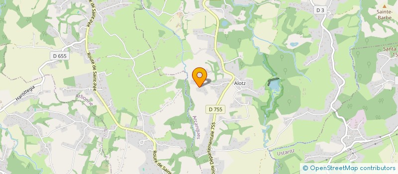 localisation de l'entreprise MADAME EMMANUELLE DENIS  ARCANGUES