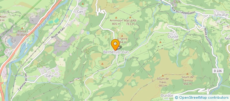 localisation de l'entreprise MADAME EMMANUELLE DENNEMONT  BERBERUST-LIAS