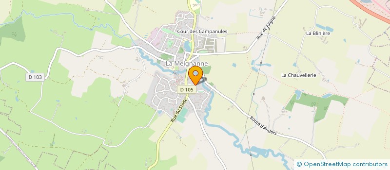 localisation de l'entreprise MADAME EMMANUELLE DEPOORTER à LONGUENEE-EN-ANJOU