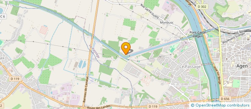 localisation de l'entreprise MADAME EMMANUELLE DERAND  LE PASSAGE