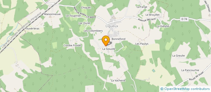 localisation de l'entreprise MADAME EMMANUELLE DERDINGER à SAVIGNAC-LES-EGLISES