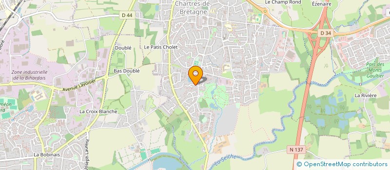 localisation de l'entreprise MADAME EMMANUELLE DESBAUMES à CHARTRES-DE-BRETAGNE