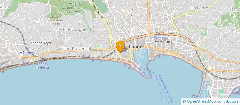 localisation de l'entreprise MADAME EMMANUELLE DESCHANDOL à CANNES