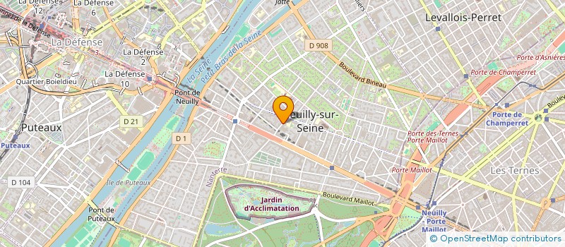 localisation de l'entreprise MADAME EMMANUELLE DEVAUX à NEUILLY-SUR-SEINE