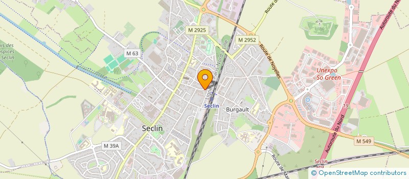 localisation de l'entreprise MADAME EMMANUELLE DISSAUX  SECLIN