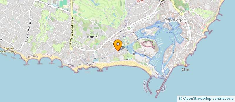 localisation de l'entreprise MADAME EMMANUELLE DOYEN  AGDE