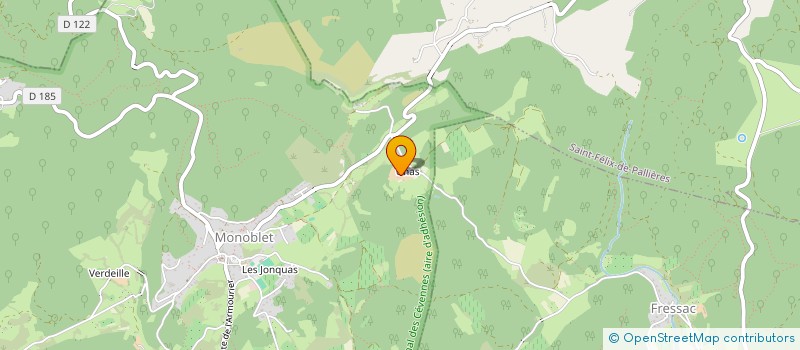 localisation de l'entreprise MADAME EMMANUELLE DUBISSON à FRESSAC