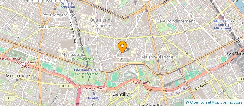 localisation de l'entreprise MADAME EMMANUELLE DUBOIS  PARIS