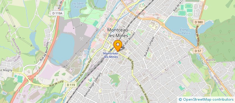 localisation de l'entreprise MADAME EMMANUELLE DUBOISSET  MONTCEAU-LES-MINES