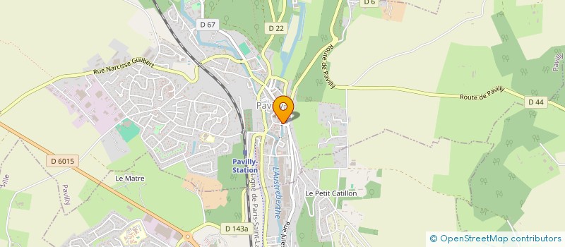 localisation de l'entreprise MADAME EMMANUELLE DUBOSC  PAVILLY