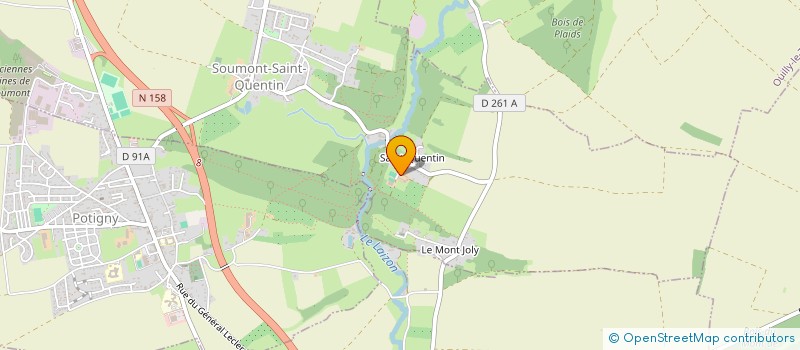 localisation de l'entreprise MADAME EMMANUELLE DUCREUX  SOUMONT-SAINT-QUENTIN