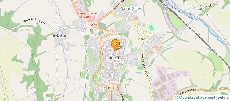 localisation de l'entreprise MADAME EMMANUELLE DUFFOUR à LANGRES