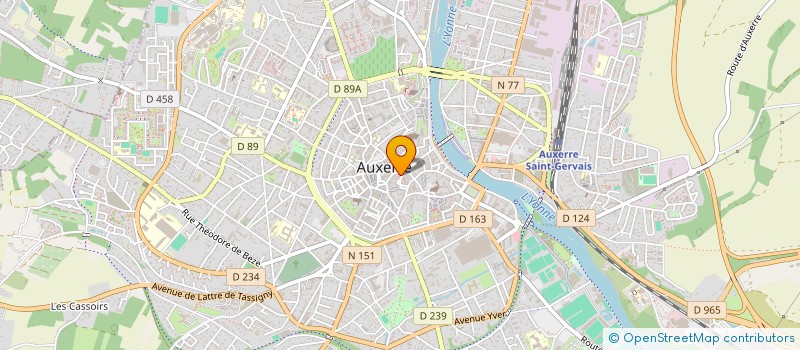 localisation de l'entreprise MADAME EMMANUELLE DUPAS  AUXERRE