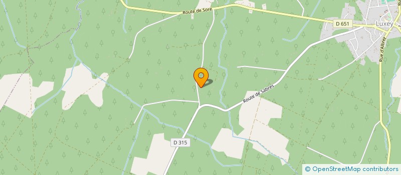 localisation de l'entreprise MADAME EMMANUELLE DUPRAT  LUXEY