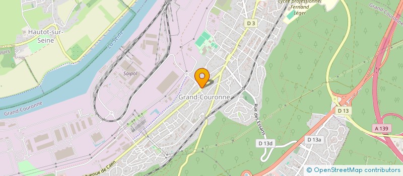 localisation de l'entreprise MADAME EMMANUELLE DUQUESNE  GRAND-COURONNE