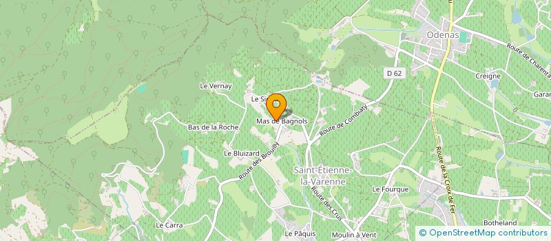 localisation de l'entreprise MADAME EMMANUELLE DURAND  SAINT-ETIENNE-LA-VARENNE