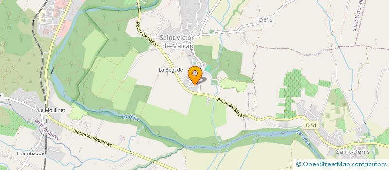localisation de l'entreprise MADAME EMMANUELLE DURAND  SAINT-VICTOR-DE-MALCAP