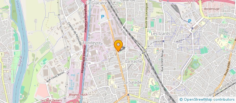 localisation de l'entreprise MADAME EMMANUELLE DUSSEUX  TOULOUSE