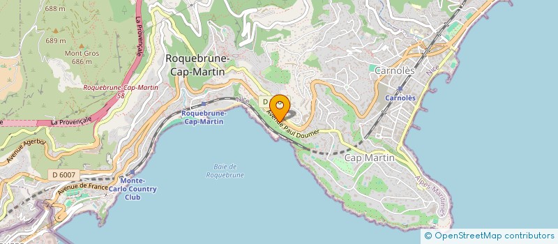 localisation de l'entreprise MADAME EMMANUELLE DYBERG à ROQUEBRUNE-CAP-MARTIN
