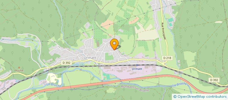 localisation de l'entreprise MADAME EMMANUELLE ECK  URMATT