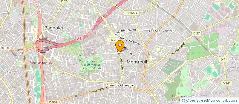 localisation de l'entreprise MADAME EMMANUELLE EMMANUELLE SAINT-JULIEN  MONTREUIL