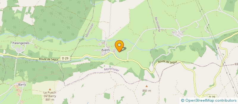 localisation de l'entreprise MADAME EMMANUELLE ESCALIE  MONTROZIER