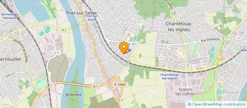 localisation de l'entreprise MADAME EMMANUELLE ETIENNE à TRIEL-SUR-SEINE