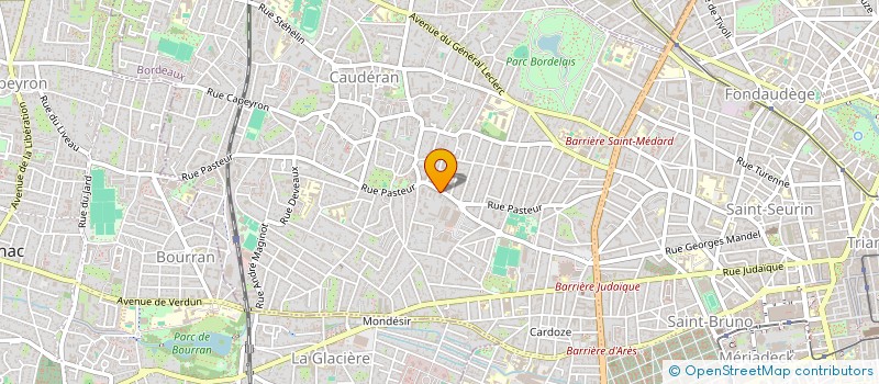 localisation de l'entreprise MADAME EMMANUELLE FABRE  BORDEAUX