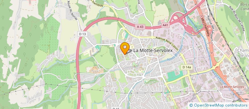 localisation de l'entreprise MADAME EMMANUELLE FABRIS à LA MOTTE-SERVOLEX
