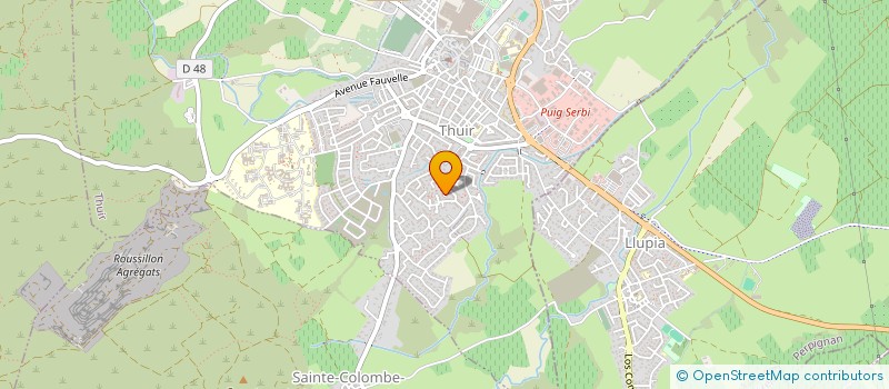 localisation de l'entreprise MADAME EMMANUELLE FARCY  THUIR