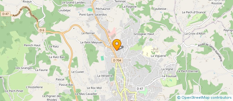 localisation de l'entreprise MADAME EMMANUELLE FARGUES  SARLAT-LA-CANEDA