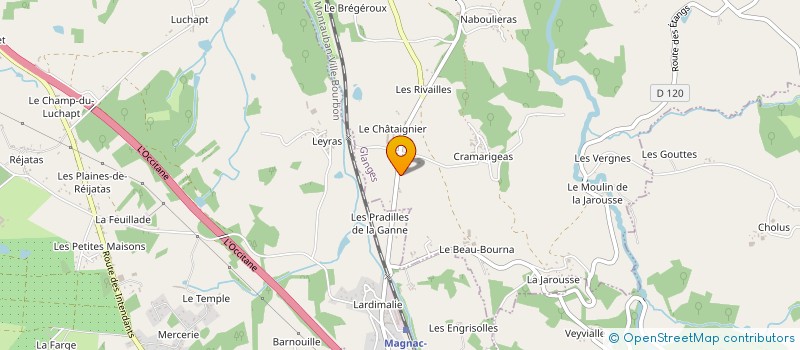 localisation de l'entreprise MADAME EMMANUELLE FAUGERAS  GLANGES