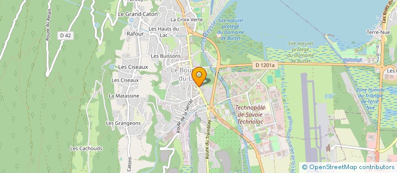 localisation de l'entreprise MADAME EMMANUELLE FAVRE  LE BOURGET-DU-LAC