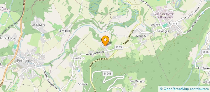 localisation de l'entreprise MADAME EMMANUELLE FAVRE  DRAILLANT