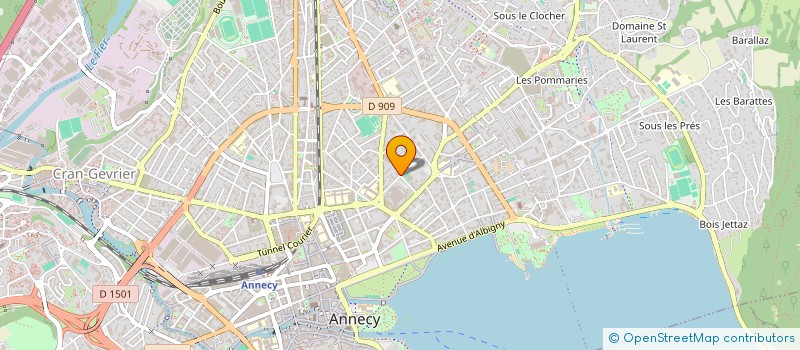 localisation de l'entreprise MADAME EMMANUELLE FEBRERO à ANNECY