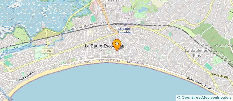 localisation de l'entreprise MADAME EMMANUELLE FEREY à LA BAULE-ESCOUBLAC