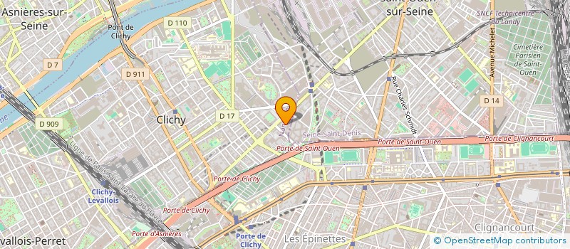 localisation de l'entreprise MADAME EMMANUELLE FLAVIGNY à CLICHY