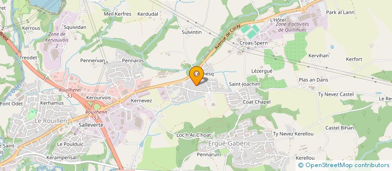 localisation de l'entreprise MADAME EMMANUELLE FLOC'H à ERGUE-GABERIC