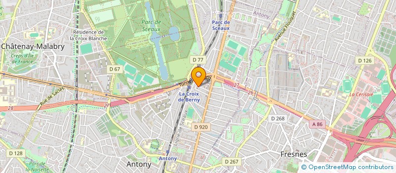 localisation de l'entreprise MADAME EMMANUELLE FORGET à ANTONY