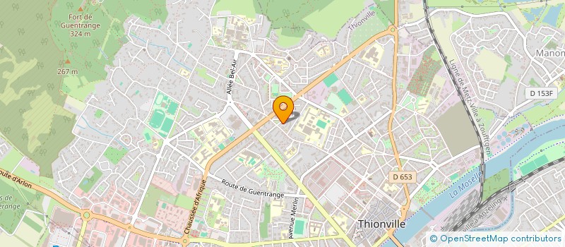 localisation de l'entreprise MADAME EMMANUELLE FORILLIERE  THIONVILLE