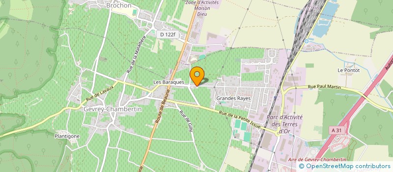 localisation de l'entreprise MADAME EMMANUELLE FORTANET  GEVREY-CHAMBERTIN