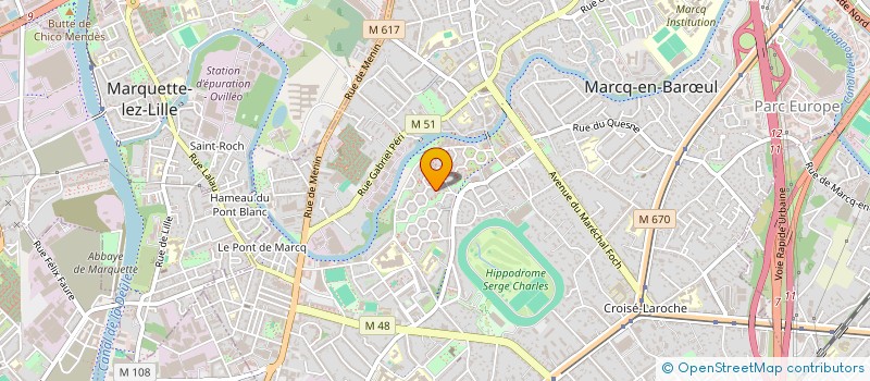 localisation de l'entreprise MADAME EMMANUELLE FOURNET à MARCQ-EN-BARŒUL