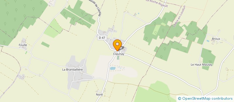 localisation de l'entreprise MADAME EMMANUELLE FRABOULET  LA ROCHE-RIGAULT