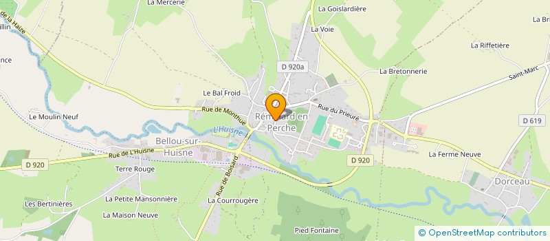 localisation de l'entreprise MADAME EMMANUELLE FREDOUILLE à REMALARD-EN-PERCHE