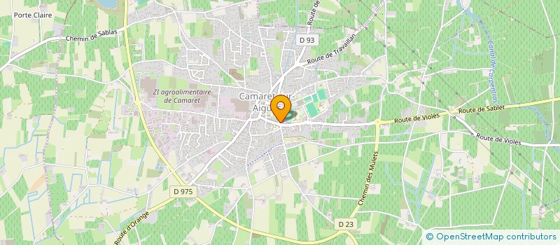 localisation de l'entreprise MADAME EMMANUELLE GAIROARD-AUBERT  CAMARET-SUR-AIGUES