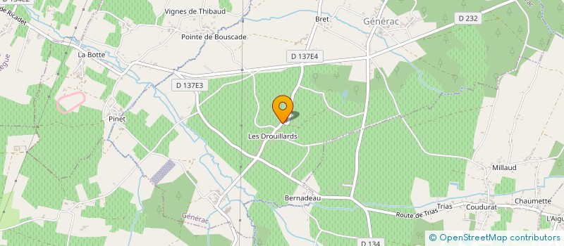 localisation de l'entreprise MADAME EMMANUELLE GALLIENNE  GENERAC