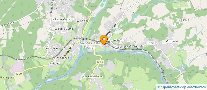 localisation de l'entreprise MADAME EMMANUELLE GALLOT  SAINT-PRIEST-TAURION