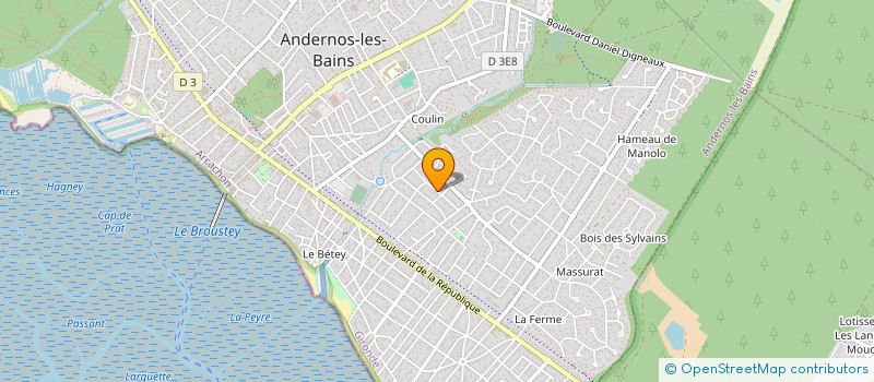 localisation de l'entreprise MADAME EMMANUELLE GARCIA à ANDERNOS-LES-BAINS