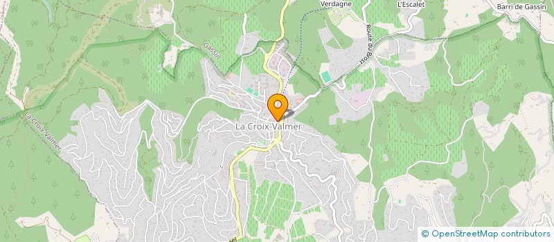 localisation de l'entreprise MADAME EMMANUELLE GARNIER  LA CROIX-VALMER