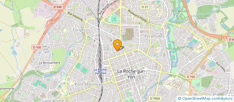 localisation de l'entreprise MADAME EMMANUELLE GAUDINEAU à ROCHE SUR YON (LA)